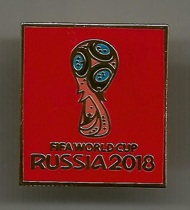 Pin Weltmeisterschaft 2018 Russland rot